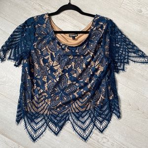 Express Lace Shirt size medium